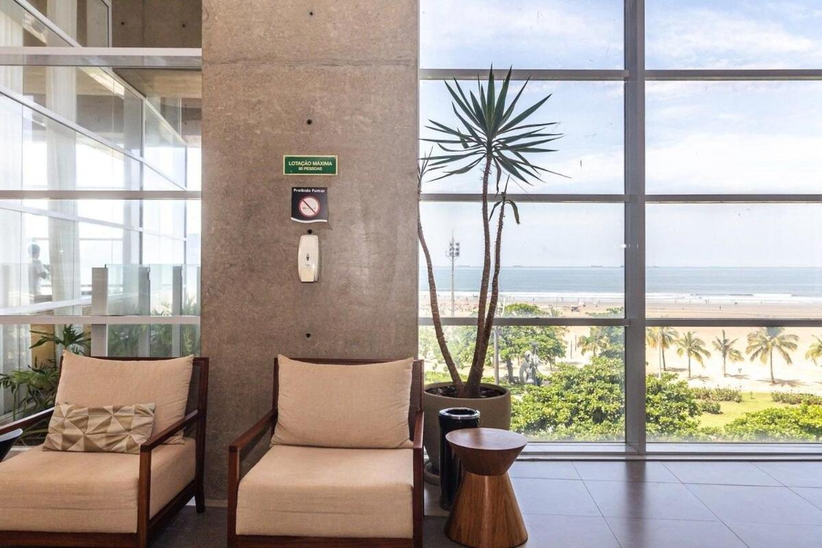 Studio Moderno Em Condominio De Luxo Pe Na Areia Santos  Exteriér fotografie