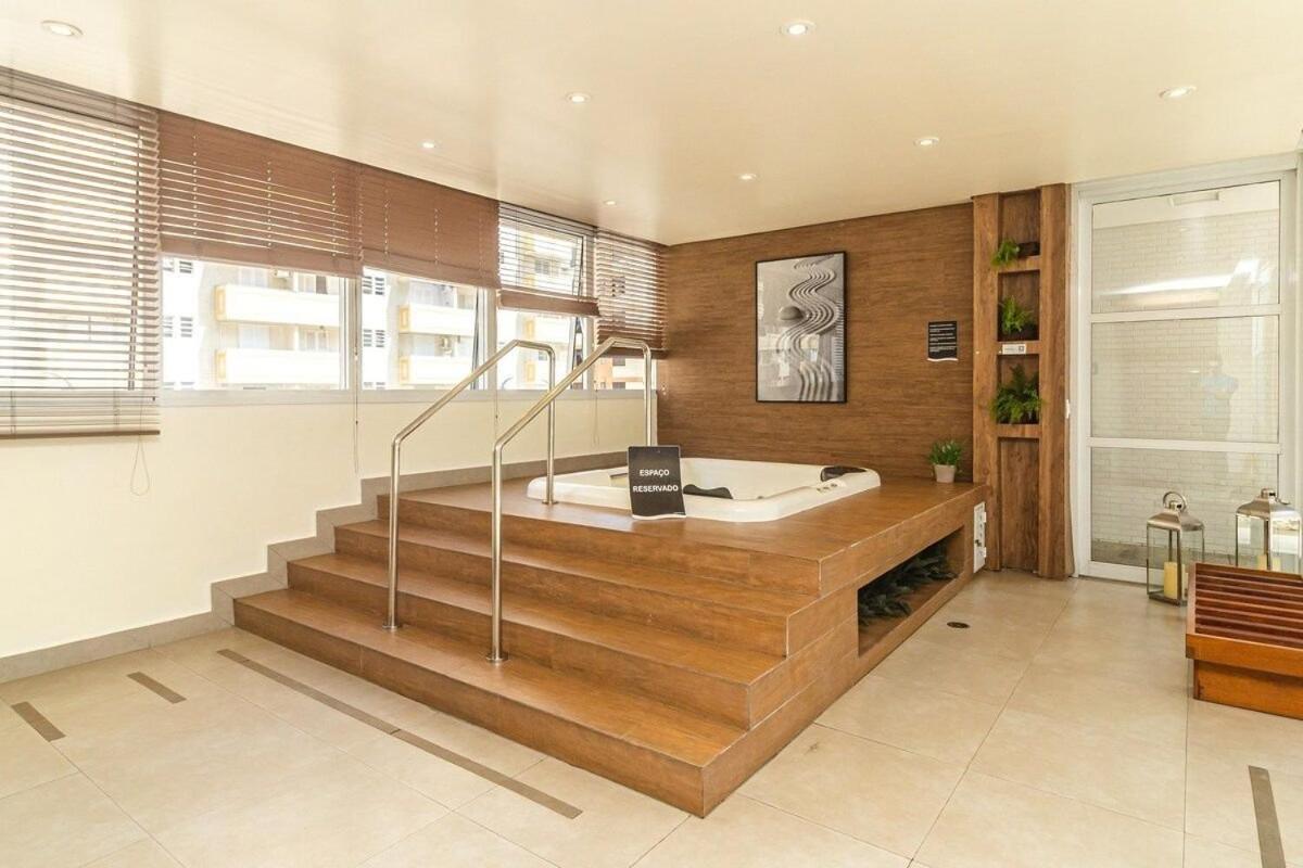 Studio Moderno Em Condominio De Luxo Pe Na Areia Santos  Exteriér fotografie