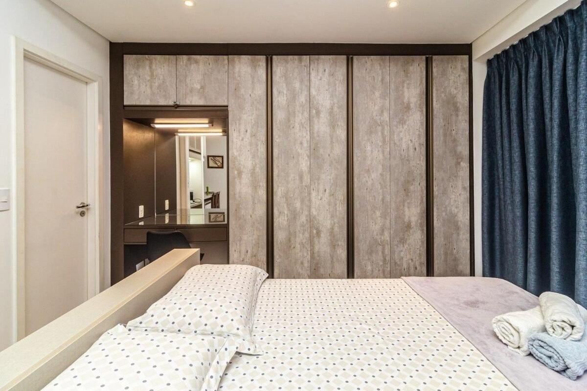 Studio Moderno Em Condominio De Luxo Pe Na Areia Santos  Exteriér fotografie