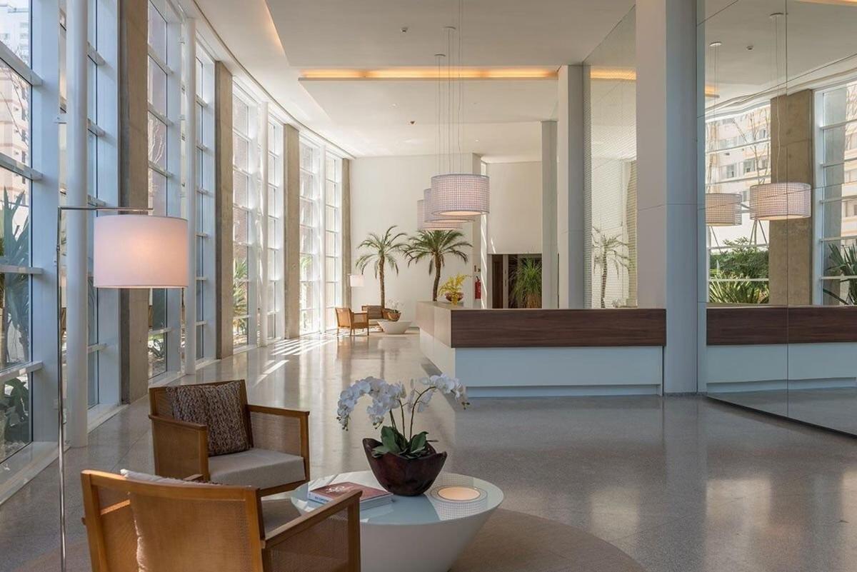 Studio Moderno Em Condominio De Luxo Pe Na Areia Santos  Exteriér fotografie