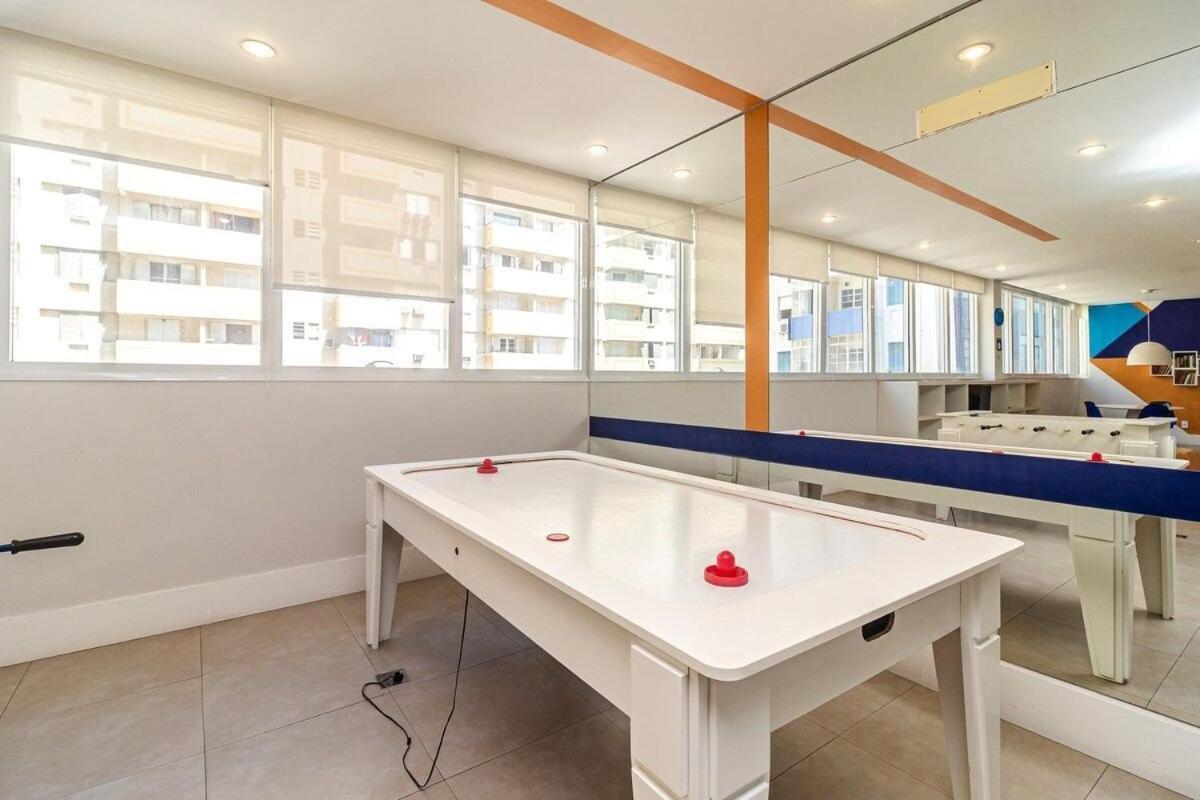 Studio Moderno Em Condominio De Luxo Pe Na Areia Santos  Exteriér fotografie